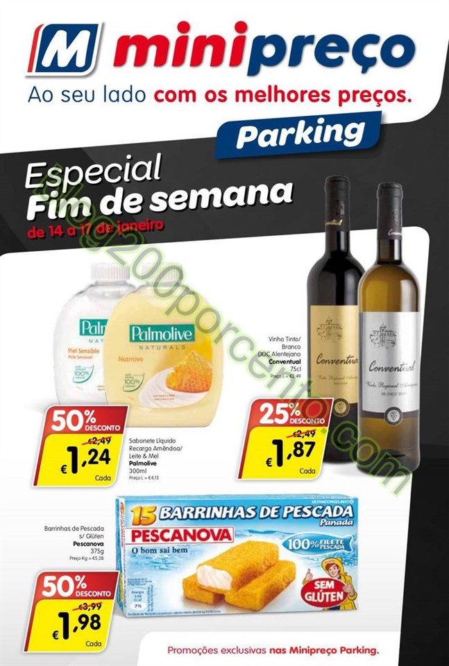 Antevisão Folheto MINIPREÇO Parking Fim de seman