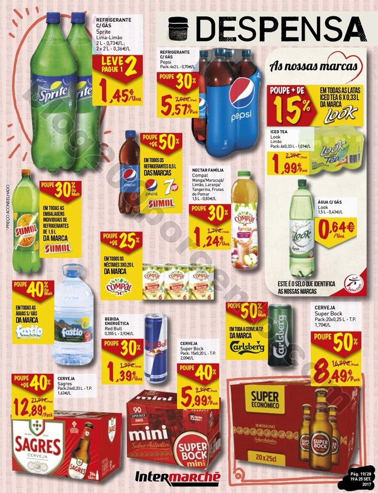 01 antevisão Folheto INTERMARCHÉ de 19 a 25 sete