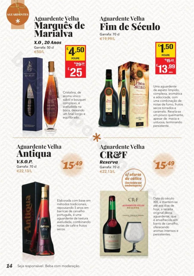 Antevisão Folheto CONTINENTE Bebidas Natal promo