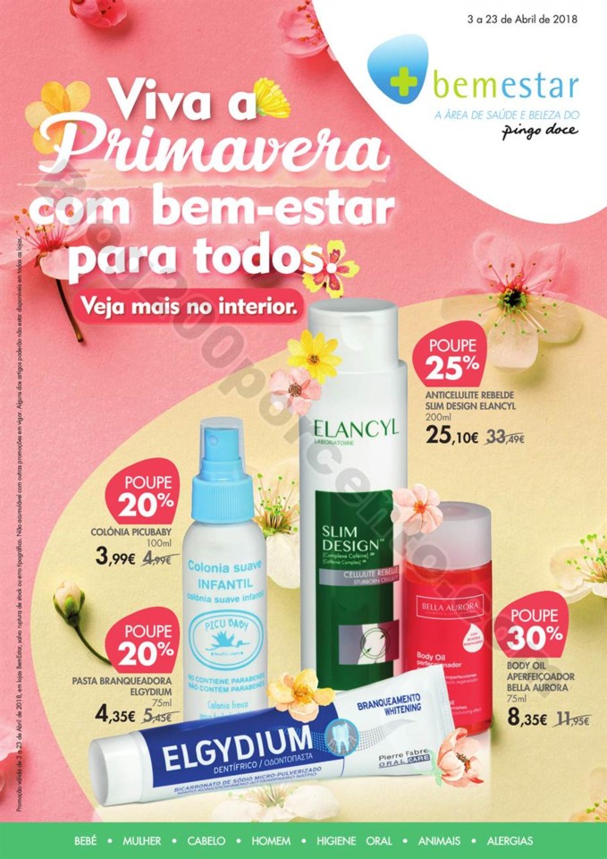 Antevisão Folheto PINGO DOCE BEM ESTAR Primavera 