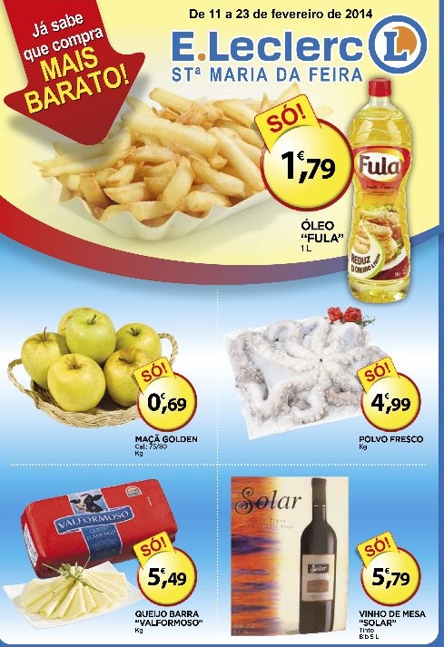 Folheto | E-LECLERC | Sta Maria da Feira até 23 fevereiro