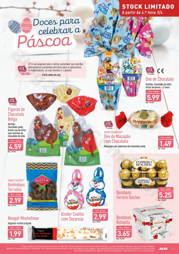 Antevisão Folheto ALDI Promoções a partir de 3 