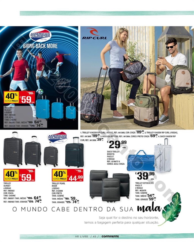 Antevisão Folheto CONTINENTE Ar livre Promoções