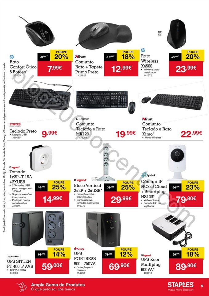 Antevisão Folheto II STAPLES Promoções de 29 de