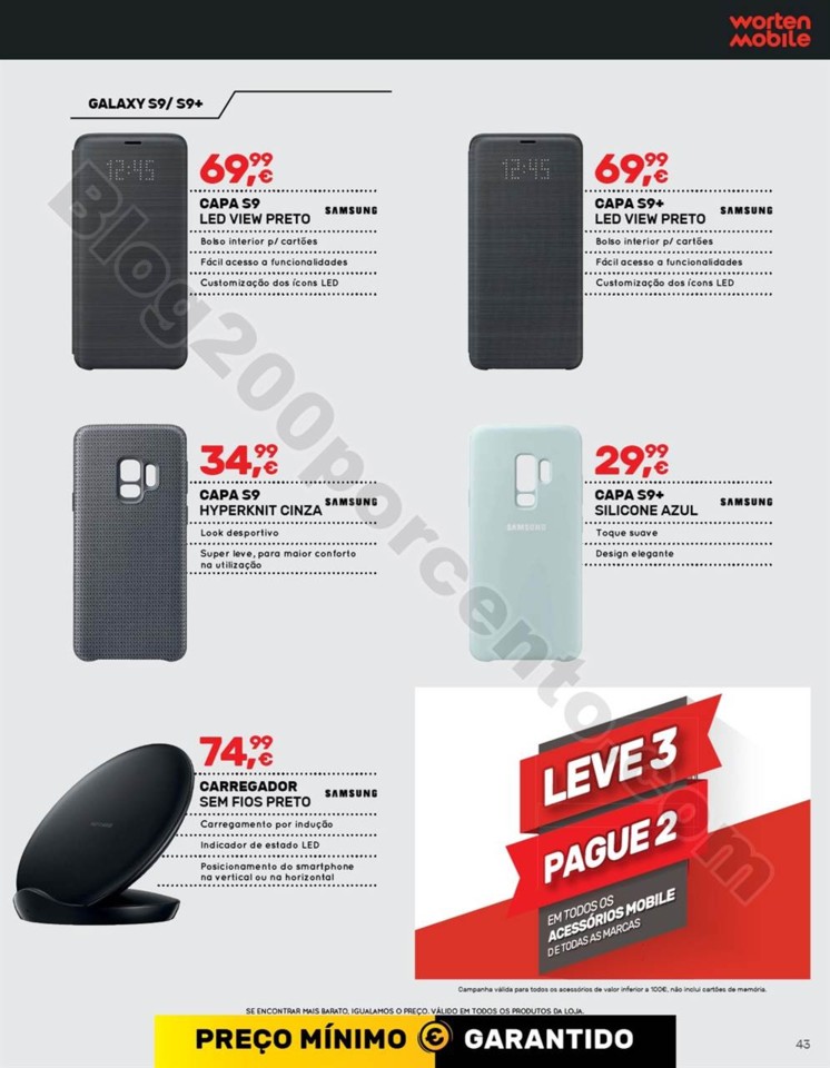 Antevisão Folheto WORTEN Mobile promoções de 15