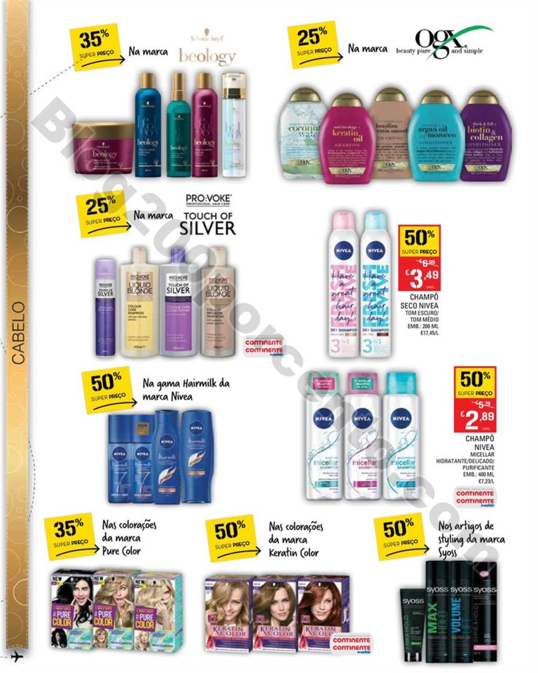 Antevisão Folheto CONTINENTE Beleza Verão Promo