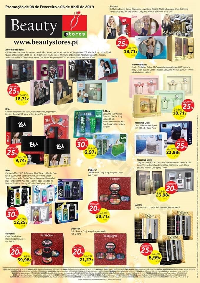Antevisão Folheto BEAUTYSTORES Promoções de 8 f