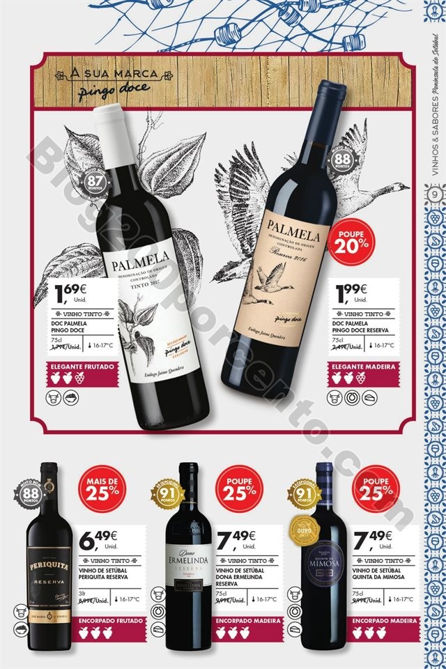 Antevisão Folheto PINGO DOCE Extra Vinhos Promoç