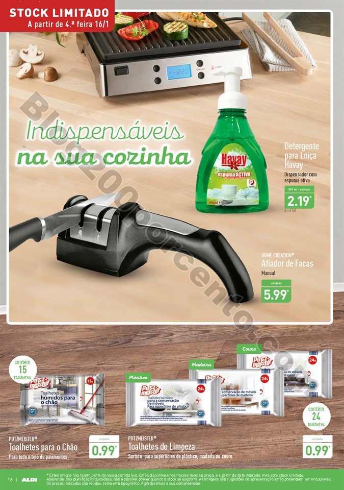 Antevisão Folheto ALDI Promoções a partir de 16