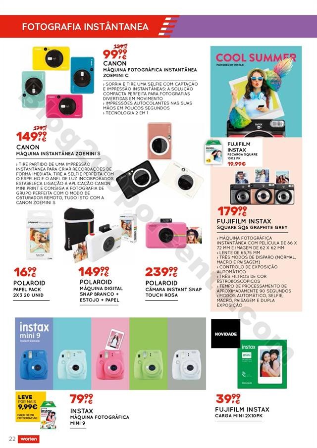 Antevisão Folheto WORTEN Especial Fotografia Prom