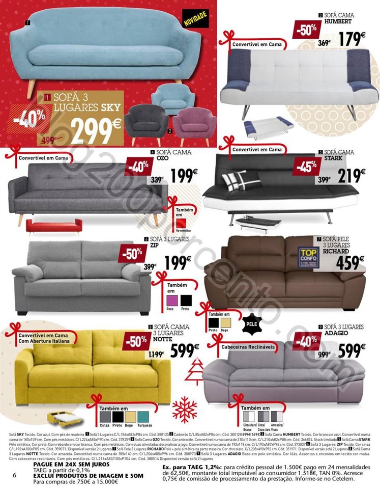 Antevisão Folheto CONFORAMA Natal Promoções de 