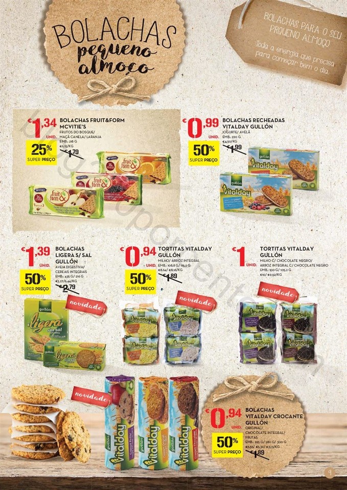 Antevisão Folheto CONTINENTE Bolachas Promoções