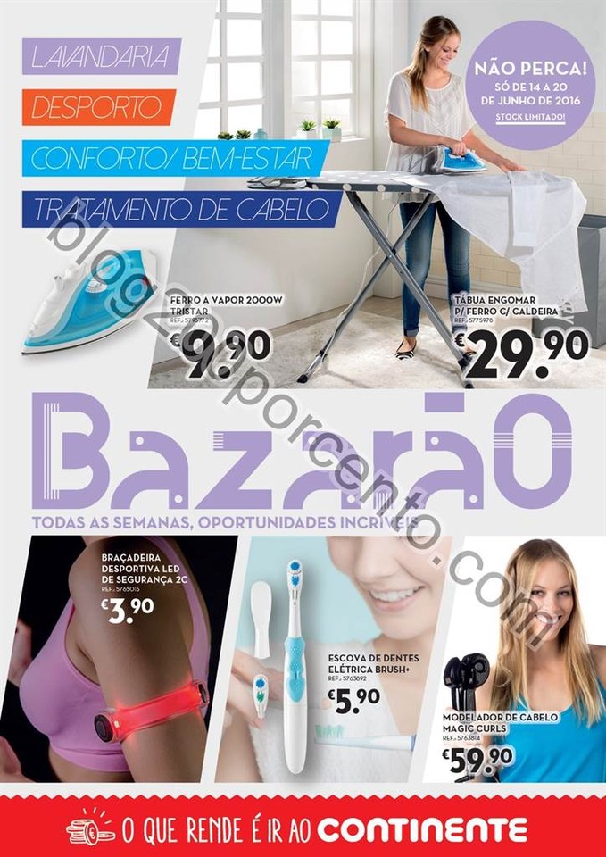 Antevisão Folheto CONTINENTE Bazarão de 14 a 20 