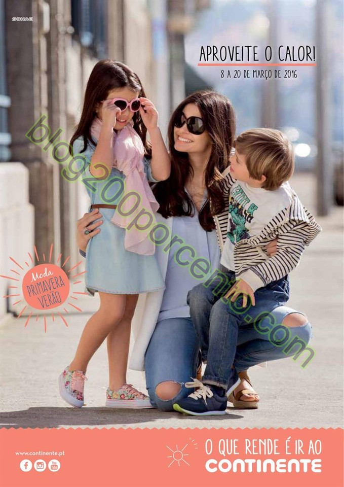 Antevisão Folheto CONTINENTE Moda Primavera de 8 