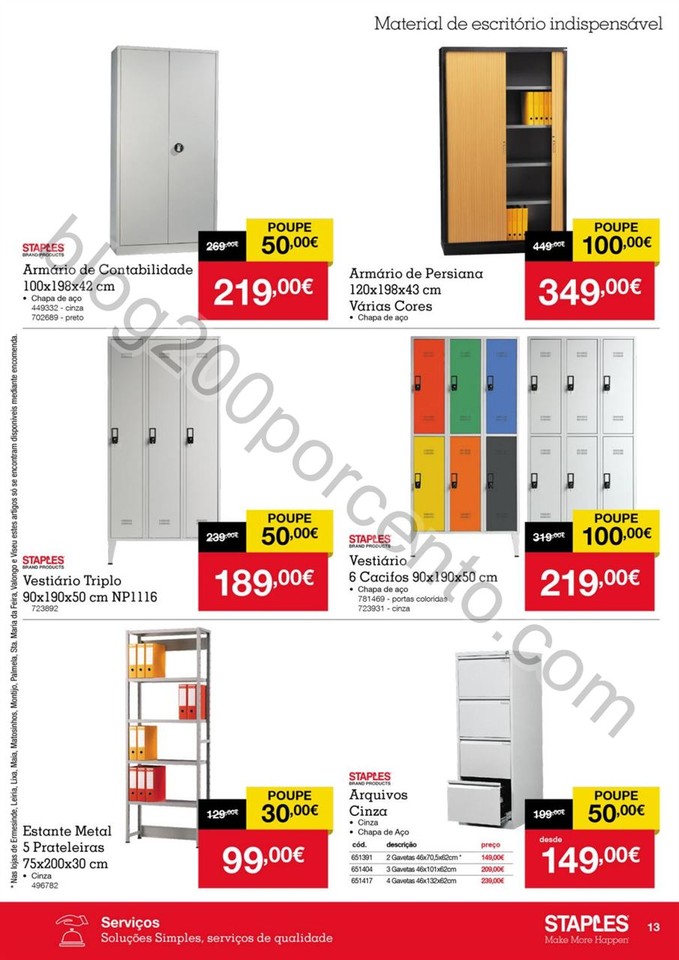 Antevisão Folheto STAPLES Promoções de 29 dezem