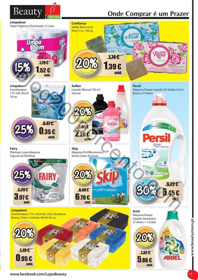 Novo Folheto BEAUTY STORES Promoções de 27 maio 