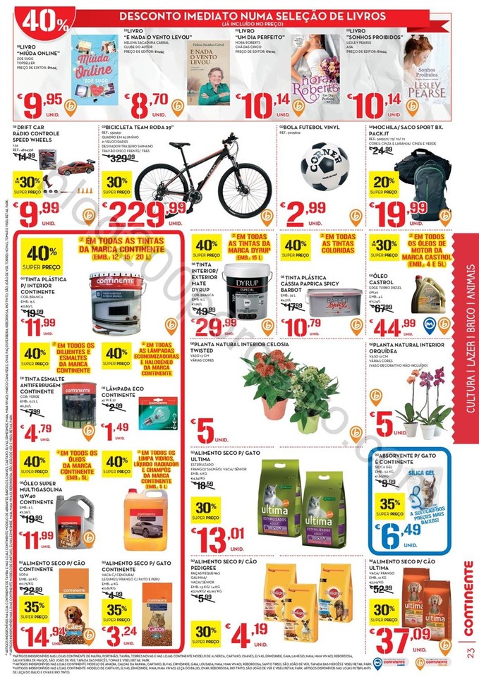 Antevisão Folheto CONTINENTE Promoções de 30 ag