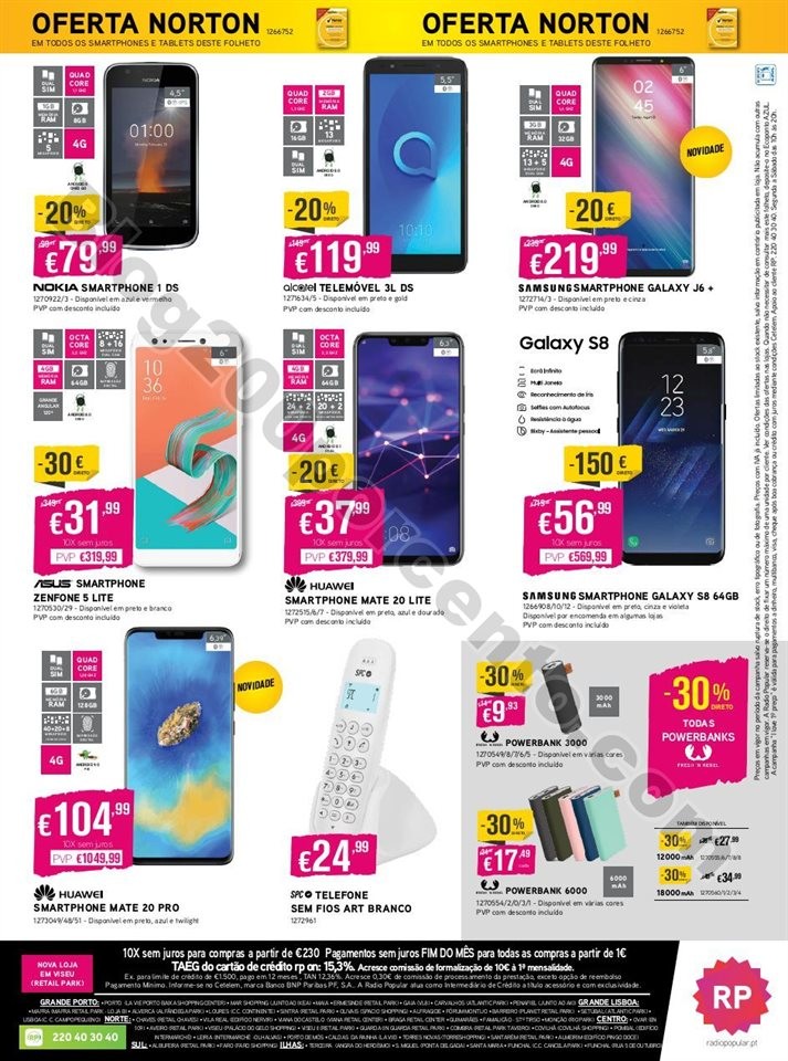 Antevisão Folheto RADIO POPULAR Promoções de 30