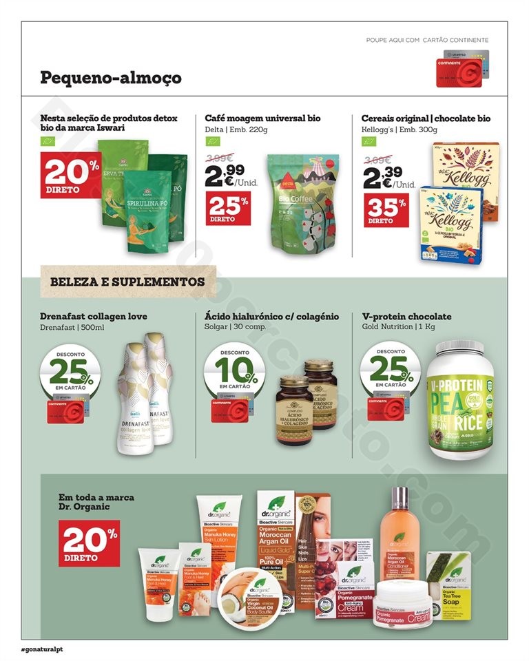 Antevisão Folheto GO NATURAL Promoções de 26 fe