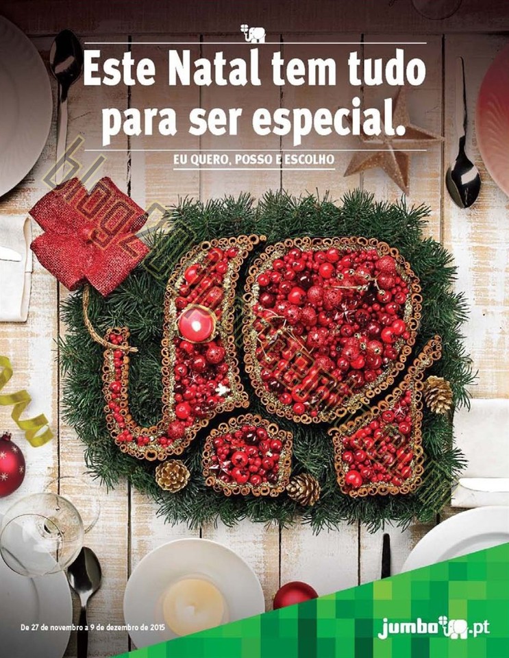 Antevisão Folheto JUMBO Presentes Natal de 27 nov