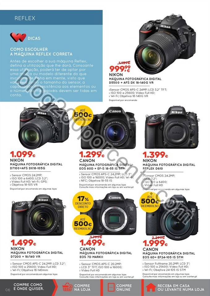 Novo Folheto WORTEN Especial fotografia até 17 ag