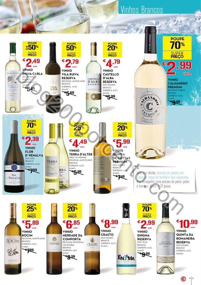 Antevisão Folheto CONTINENTE Vinhos e Aperitivos 