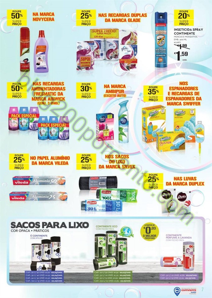 Antevisão Folheto CONTINENTE Limpeza de 23 fevere