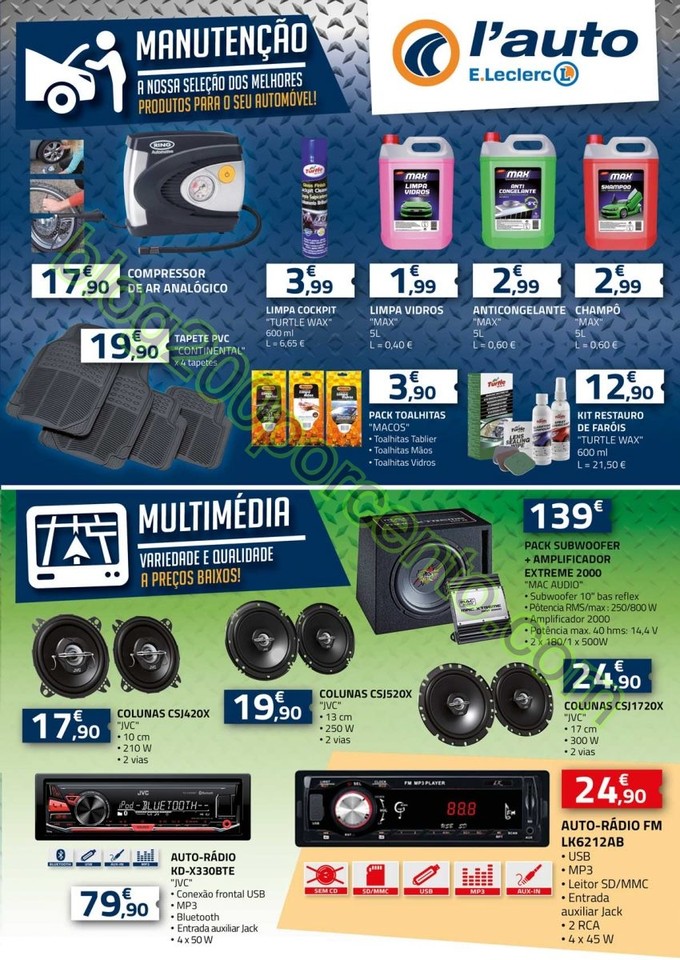 Antevisão Folheto E-LECLERC Auto de 24 fevereiro 
