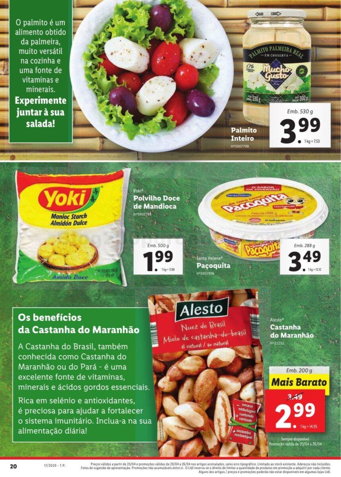 Antevisão Folheto LIDL Promoções de 20 a 26 abr