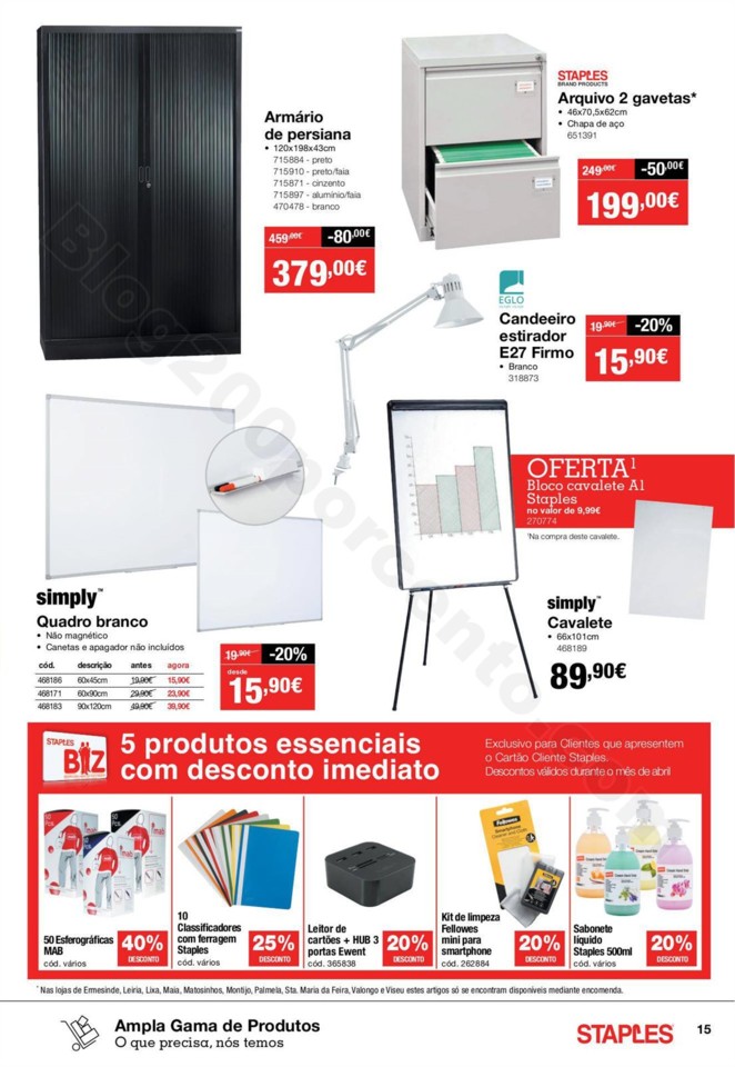 Antevisão Folheto STAPLES Promoções de 2 a 17 a