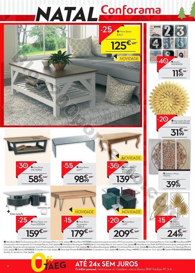 Antevisão Folheto CONFORAMA Natal promoções at