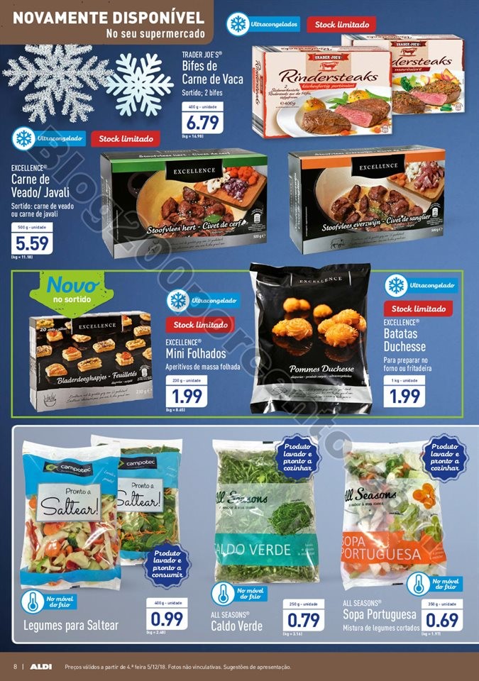 Antevisão Folheto ALDI Promoções a partir de 5 