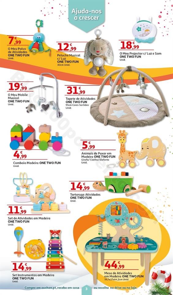 Folheto Brinquedos Natal AUCHAN Promoções de 8 n