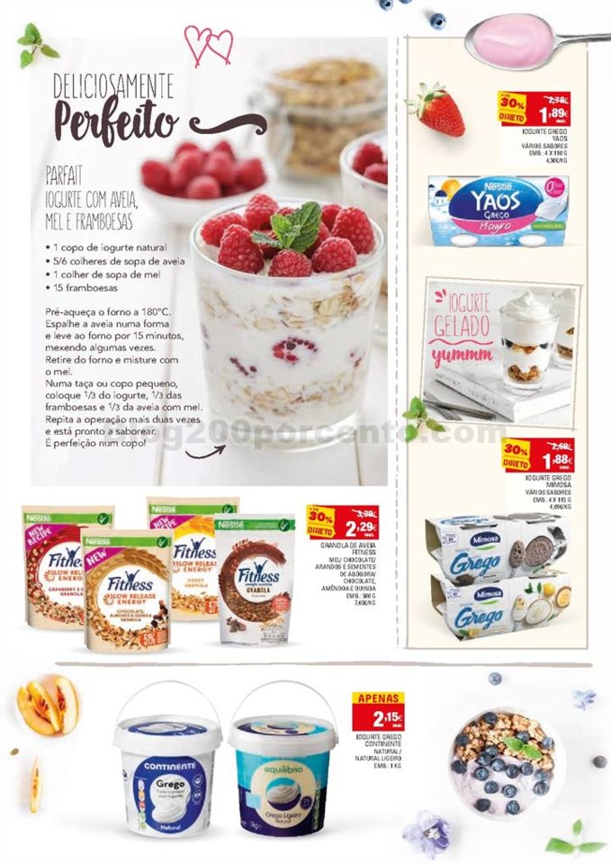 Antevisão Folheto Continente Iogurtes 9 a 28 junh