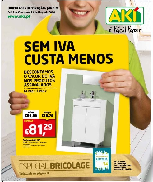 Novo folheto | AKI | Especial Bricolage de 27 fevereiro a 24 março