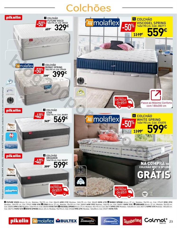 Novo FOlheto CONFORAMA Promoções de 8 a 29 junho