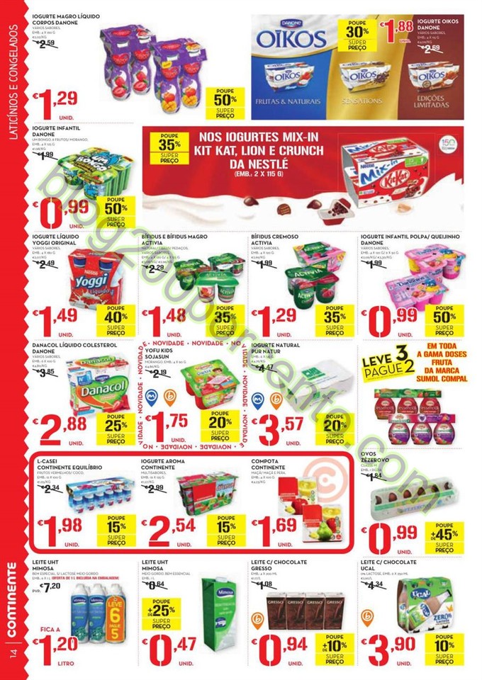 Antevisão Folheto CONTINENTE Promoções de 1 a 7