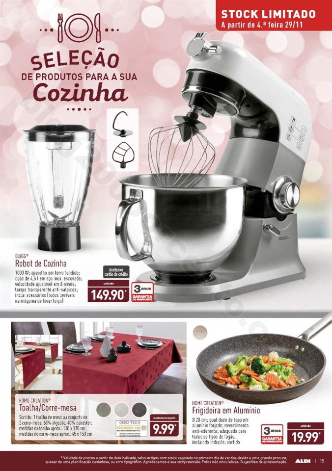 Antevisão Folheto ALDI Promoções a partir de 29