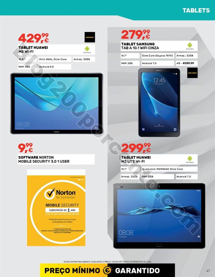 Antevisão Folheto WORTEN Mobile mundial promoçõ