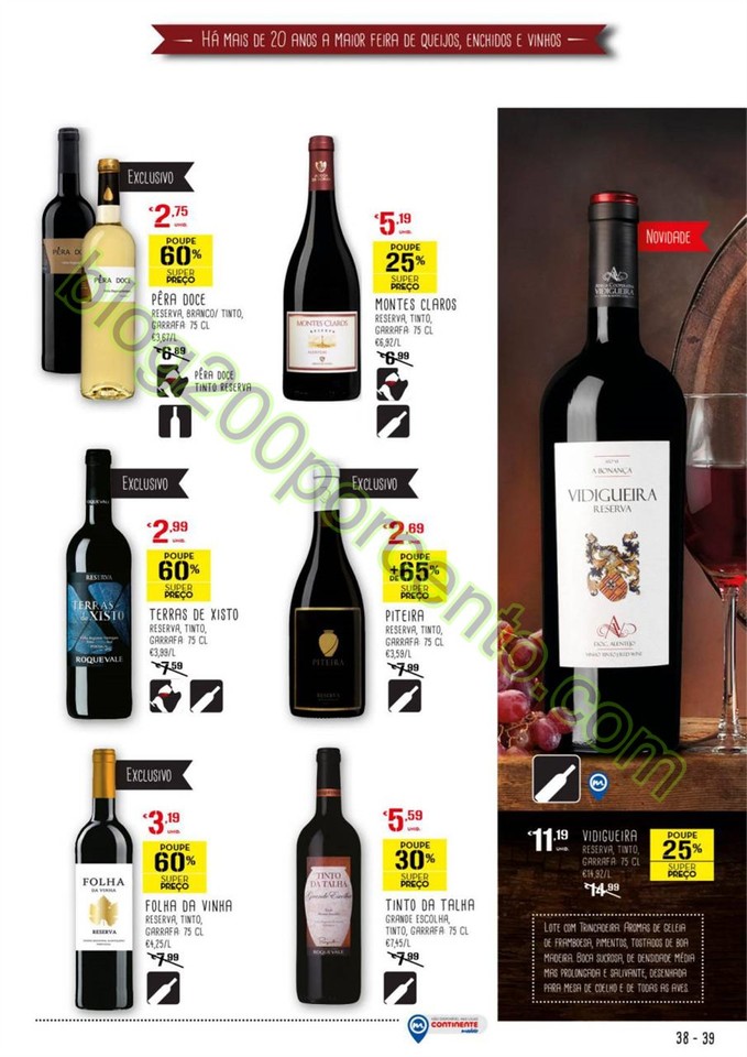Antevisão Folheto CONTINENTE Feira queijos, enchi