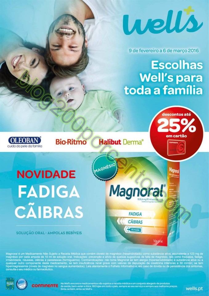Antevisão Folheto WELLS Promoções de 9 fevereir