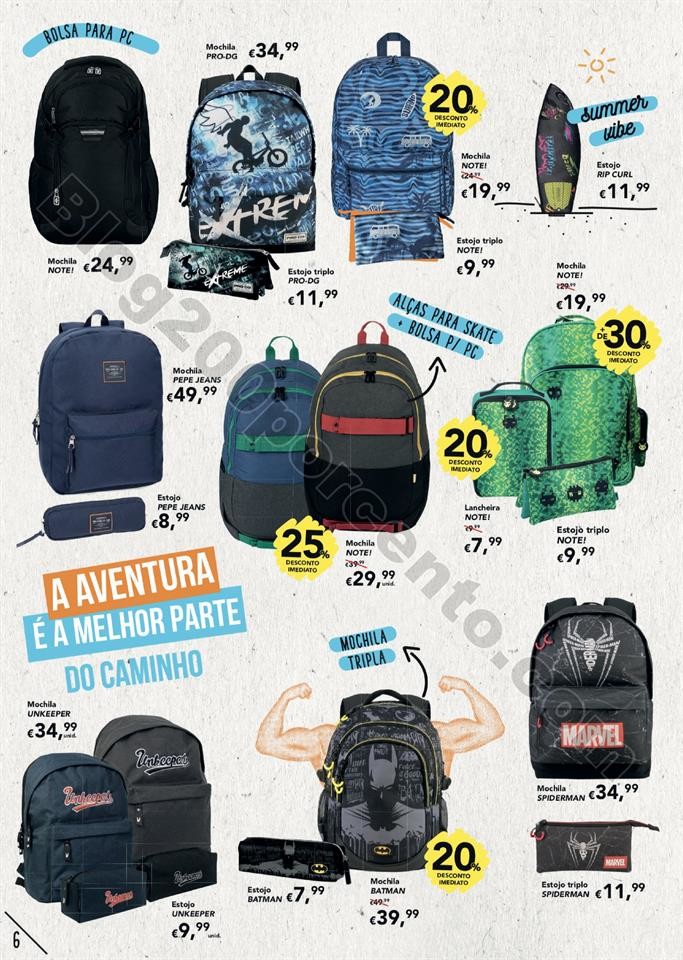 Antevisão Folheto NOTE Regresso às aulas Promoç