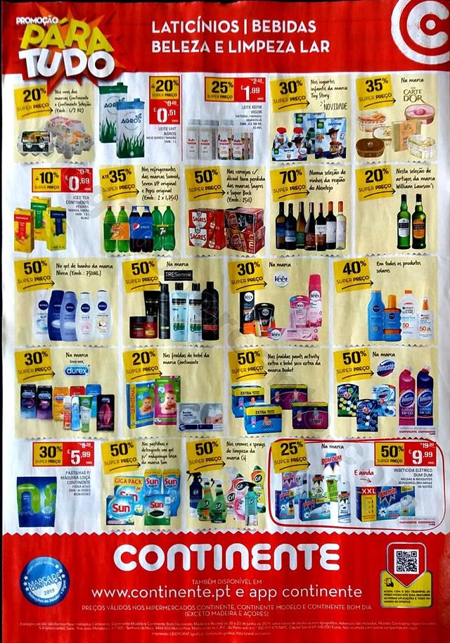 antevisao folheto fim de semana continente 20 junh
