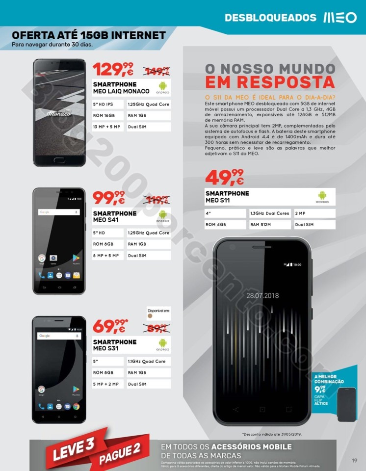 Antevisão Folheto WORTEN Mobile Promoções de 25