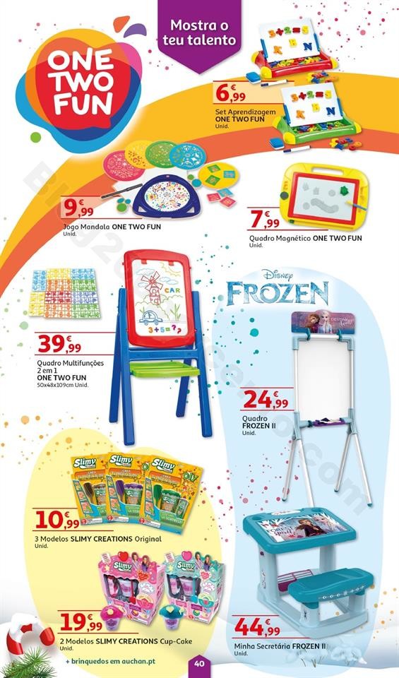 Folheto Brinquedos Natal AUCHAN Promoções de 8 n