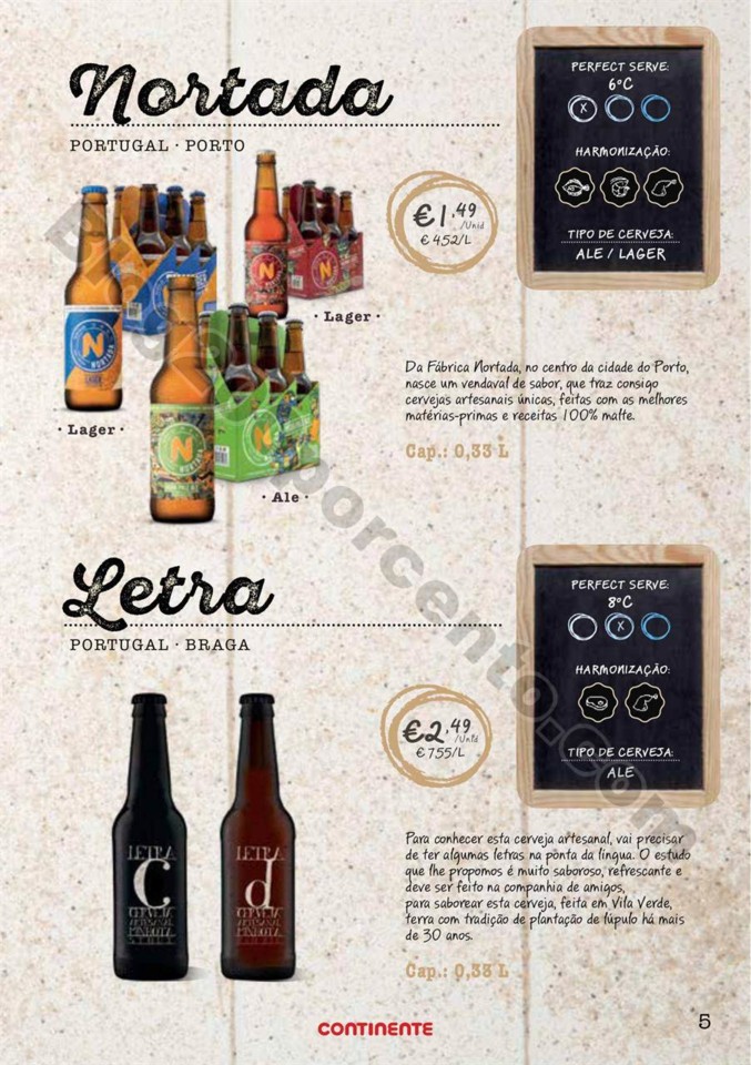 Antevisão Folheto CONTINENTE Especial cervejas de
