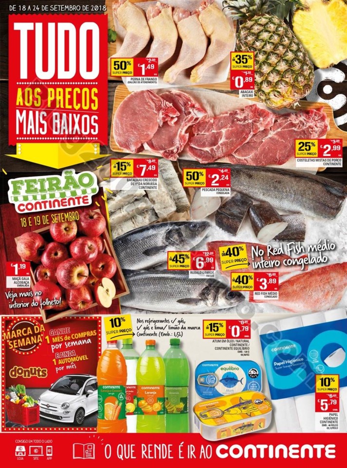 Antevisão Folheto CONTINENTE Promoções de 18 a 