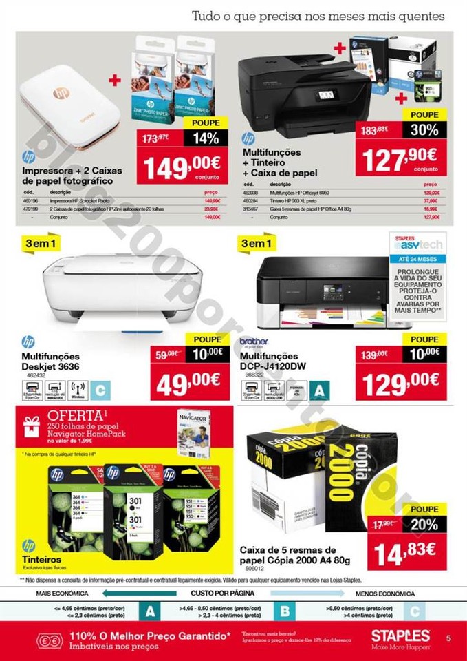 Antevisão Folheto STAPLES Promoções de 19 a 25 