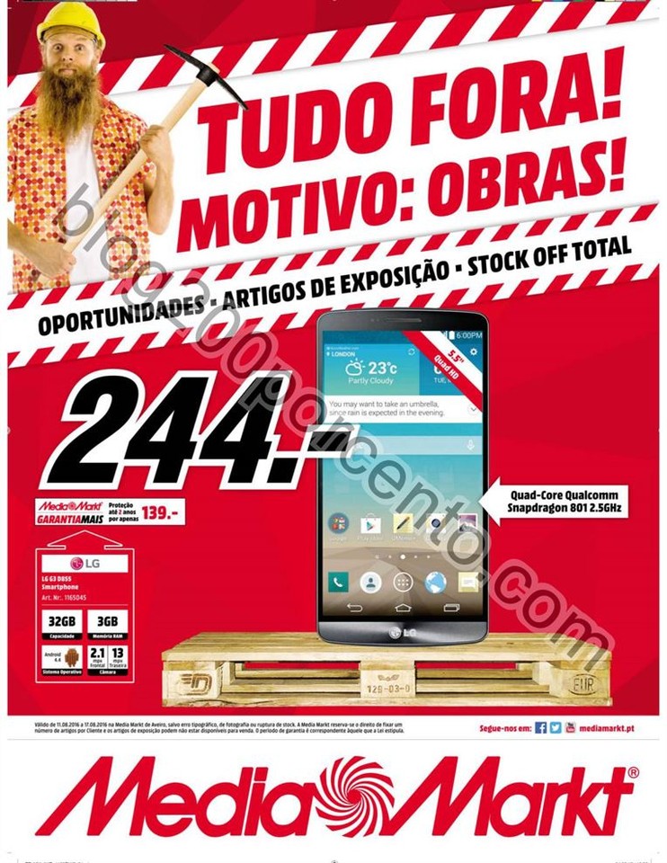 Antevisão Folheto MEDIA MARKT Stock Off Aveiro de