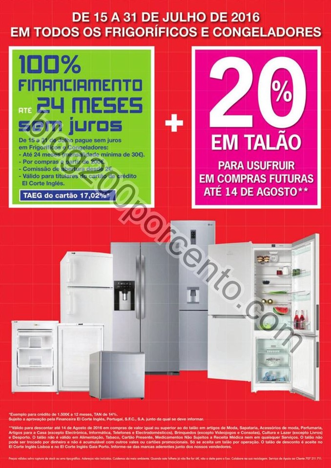 Novo Folheto EL CORTE INGLÉS Promoções de 15 a 